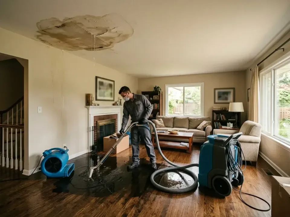 attic-pipe-burst-ceiling-drip-008 — frequently asked questions, Water Damage Restoration & Carpet Care in Sanford, NC